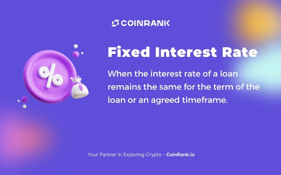 Finance Dictionary Fixed Interest Rate CoinRank