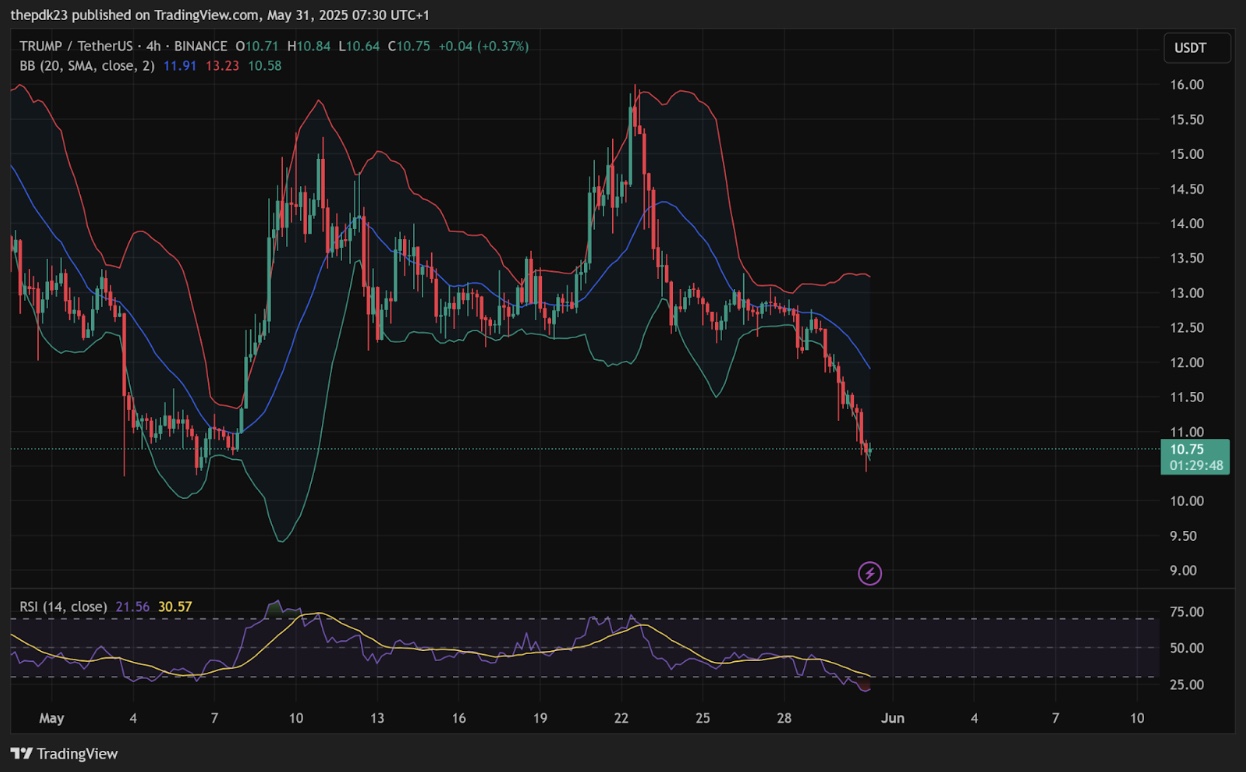 TRUMP 4H Chart | Source: TradingView