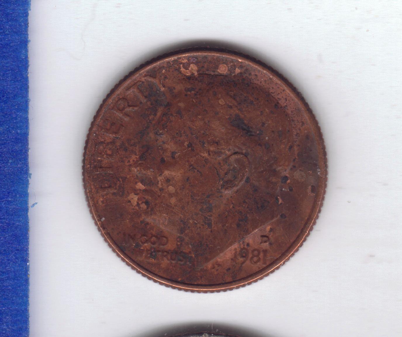 1981 D COPPER DIME! Coin Talk