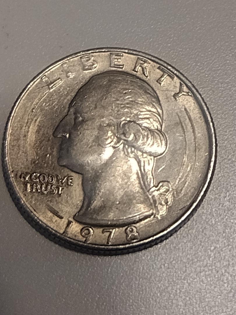 1978 Quarter error or pmd Coin Talk