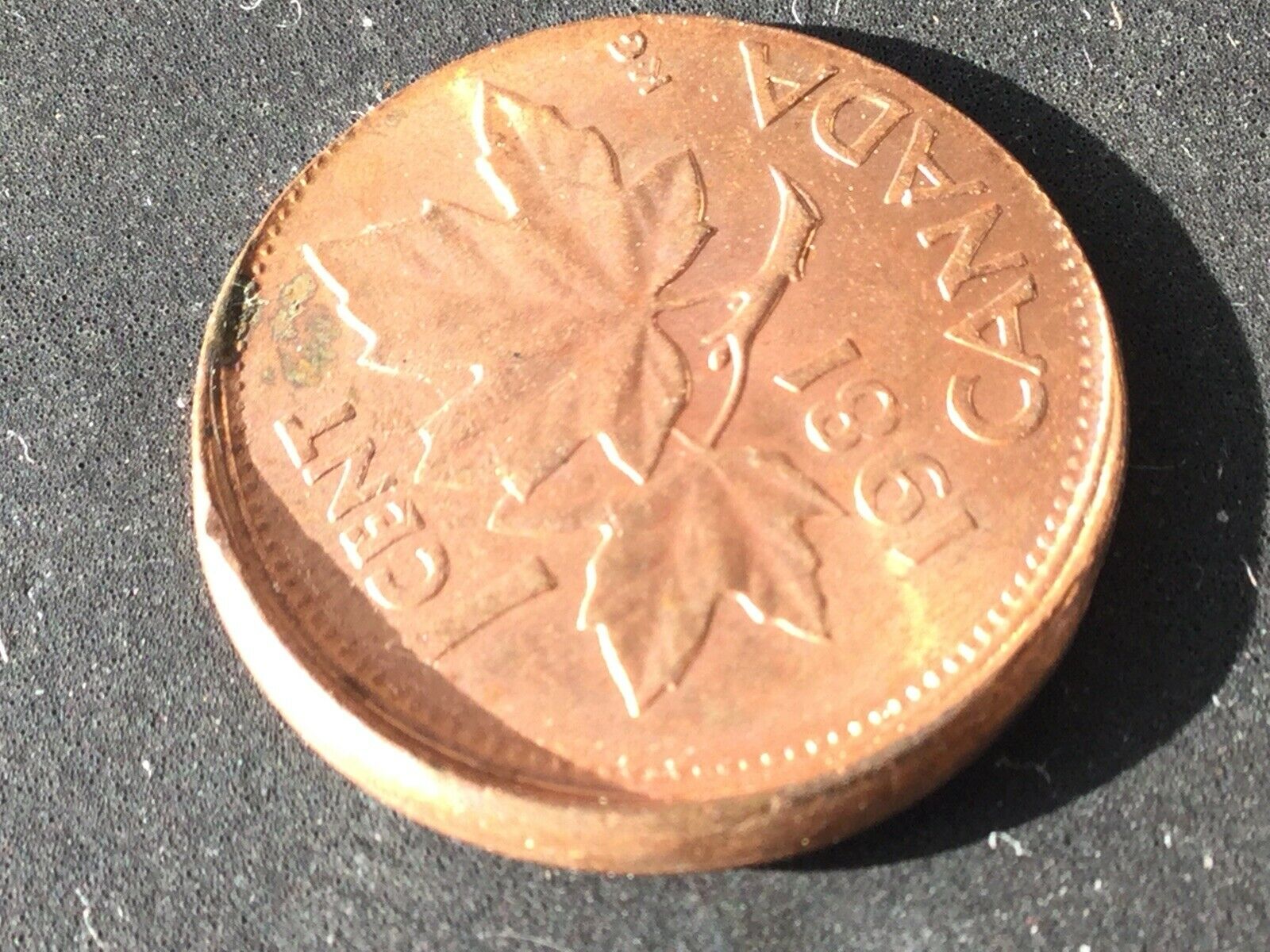 1981 Canada One Cent Broadstruck Off Center Mint Error Coin Talk