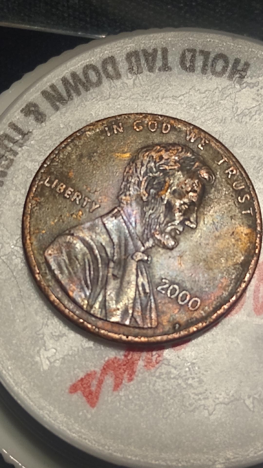 2000 wide am penny Coin Talk