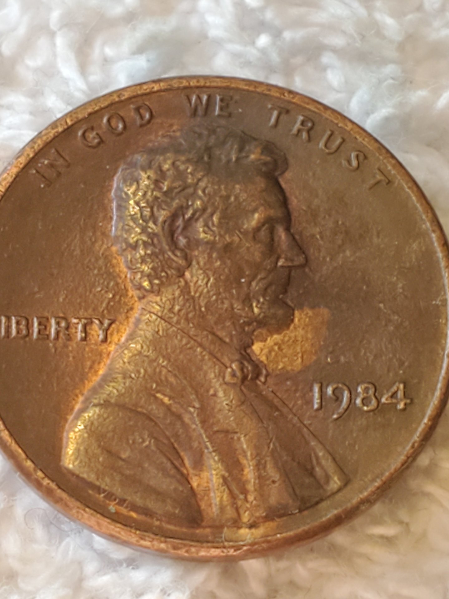1984 Lincoln cent double ear Coin Talk