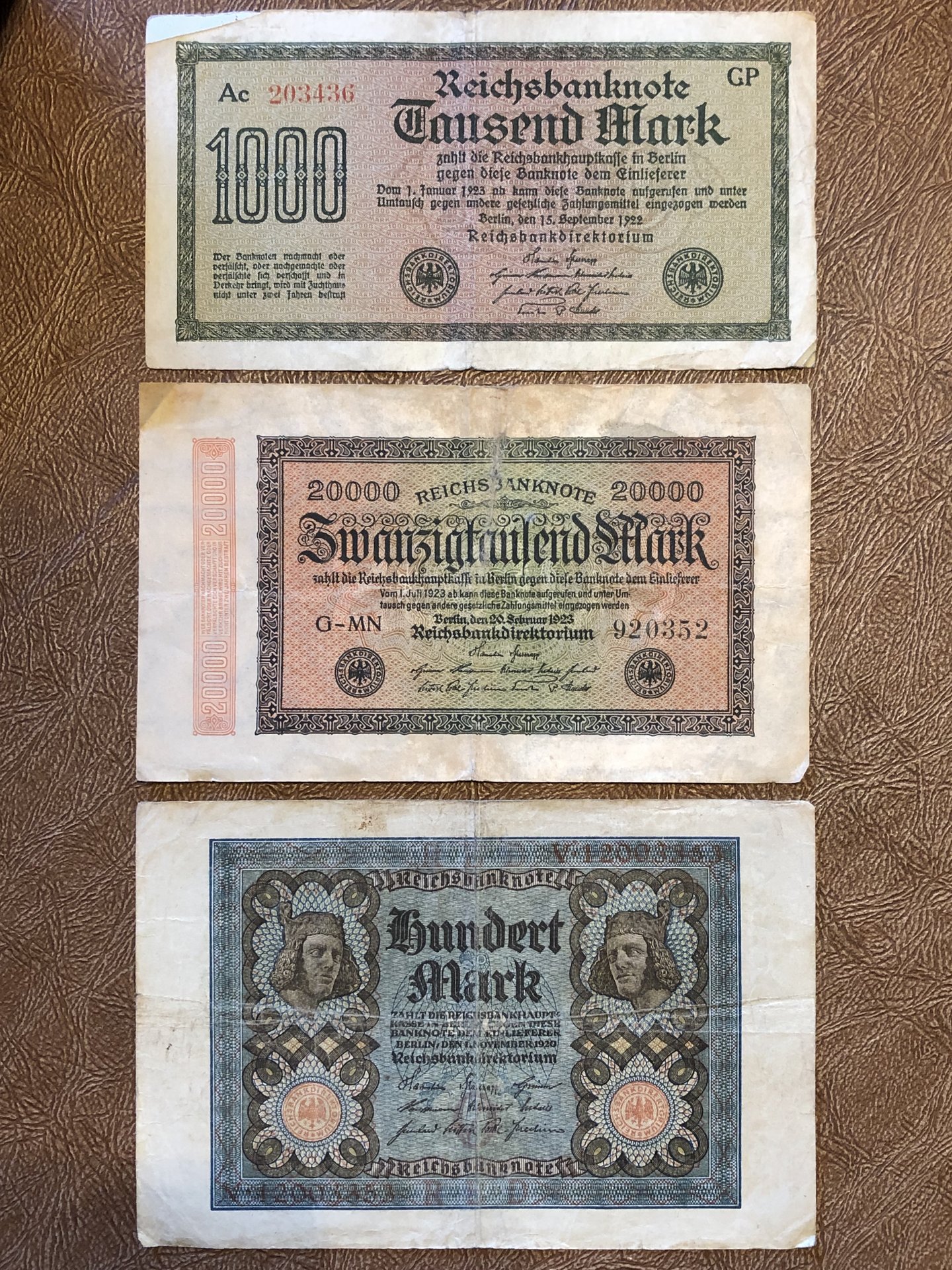 Old German Bank Notes Coin Talk