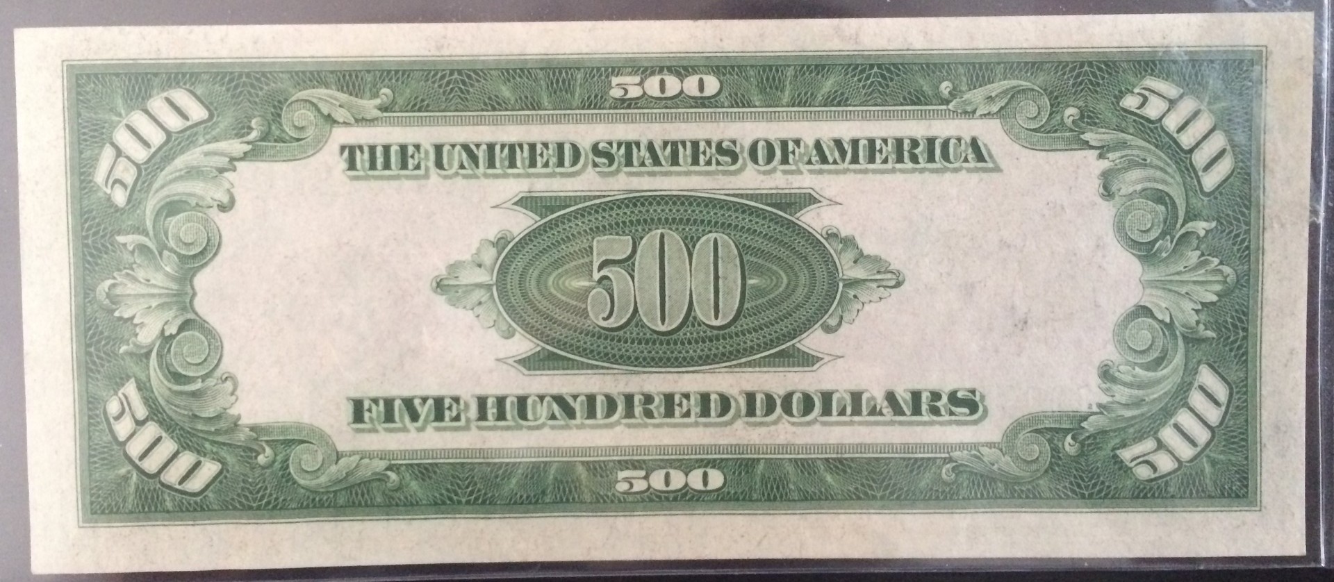 500 Bill value Coin Talk