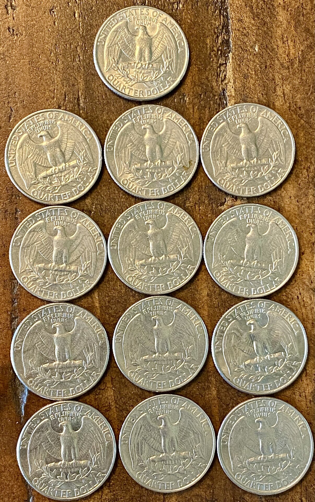 Some Washington quarters from the 80s and 90s. Coin Talk