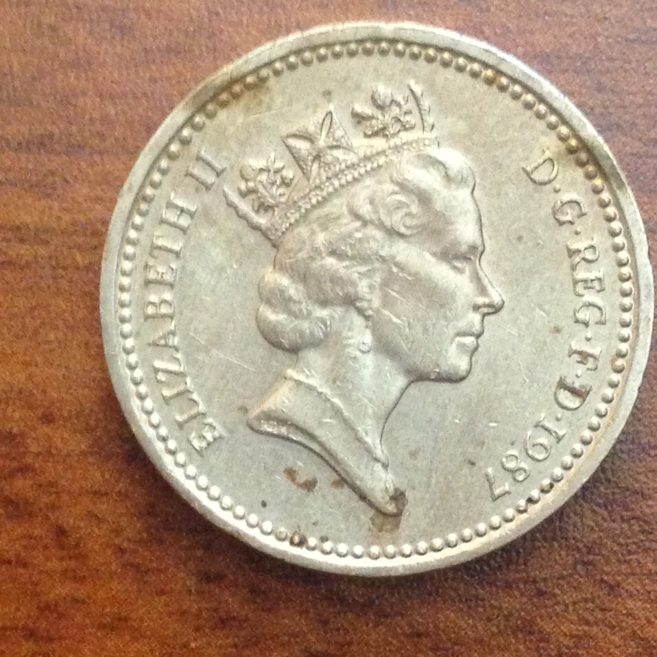 1987 one pound Tutamen coin Coin Talk