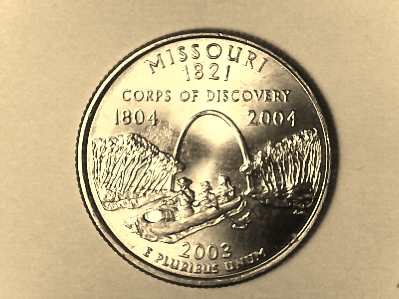 Missouri State Quarter error. Coin Talk