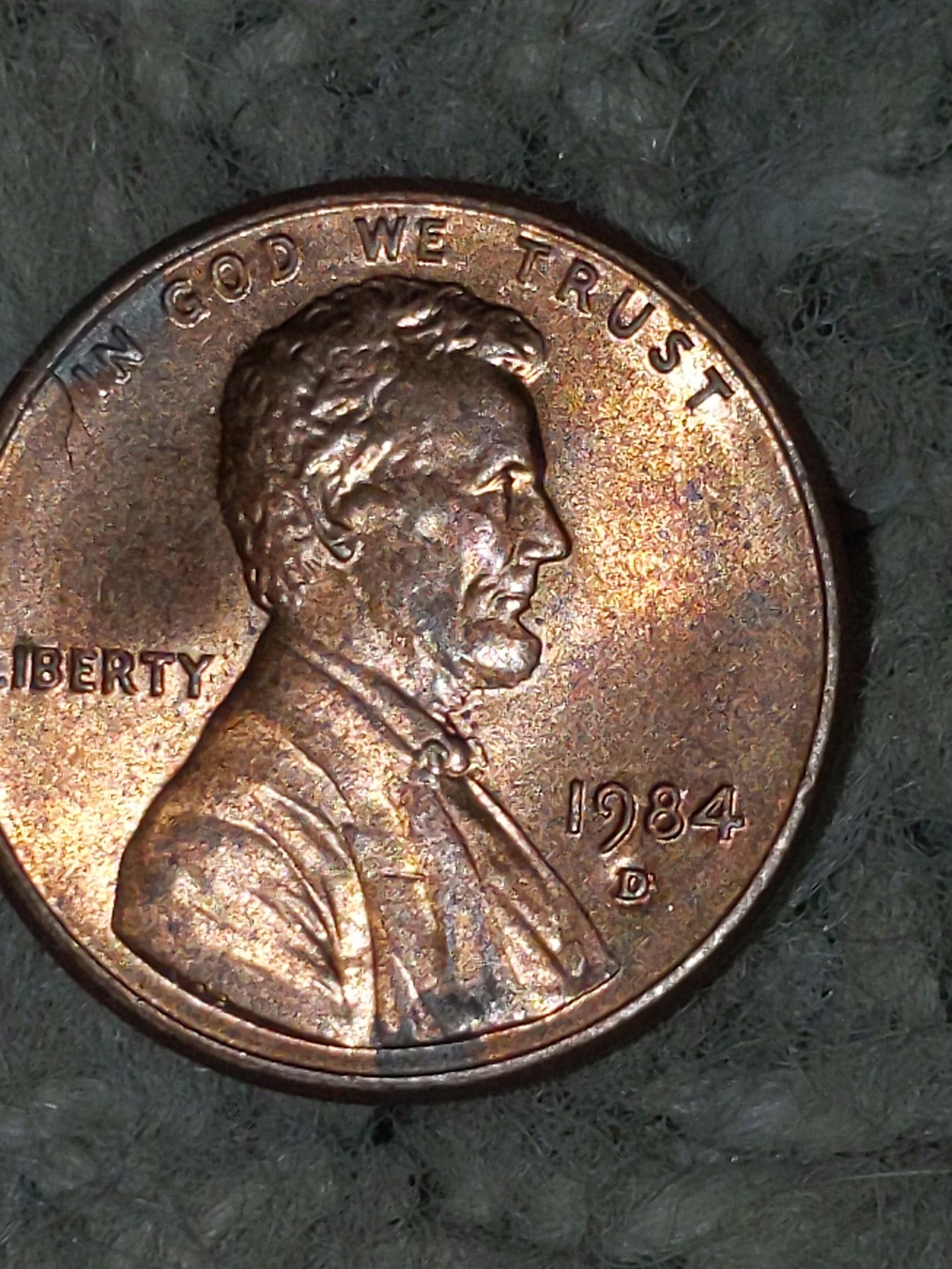 1984 D Lincoln mint error Coin Talk