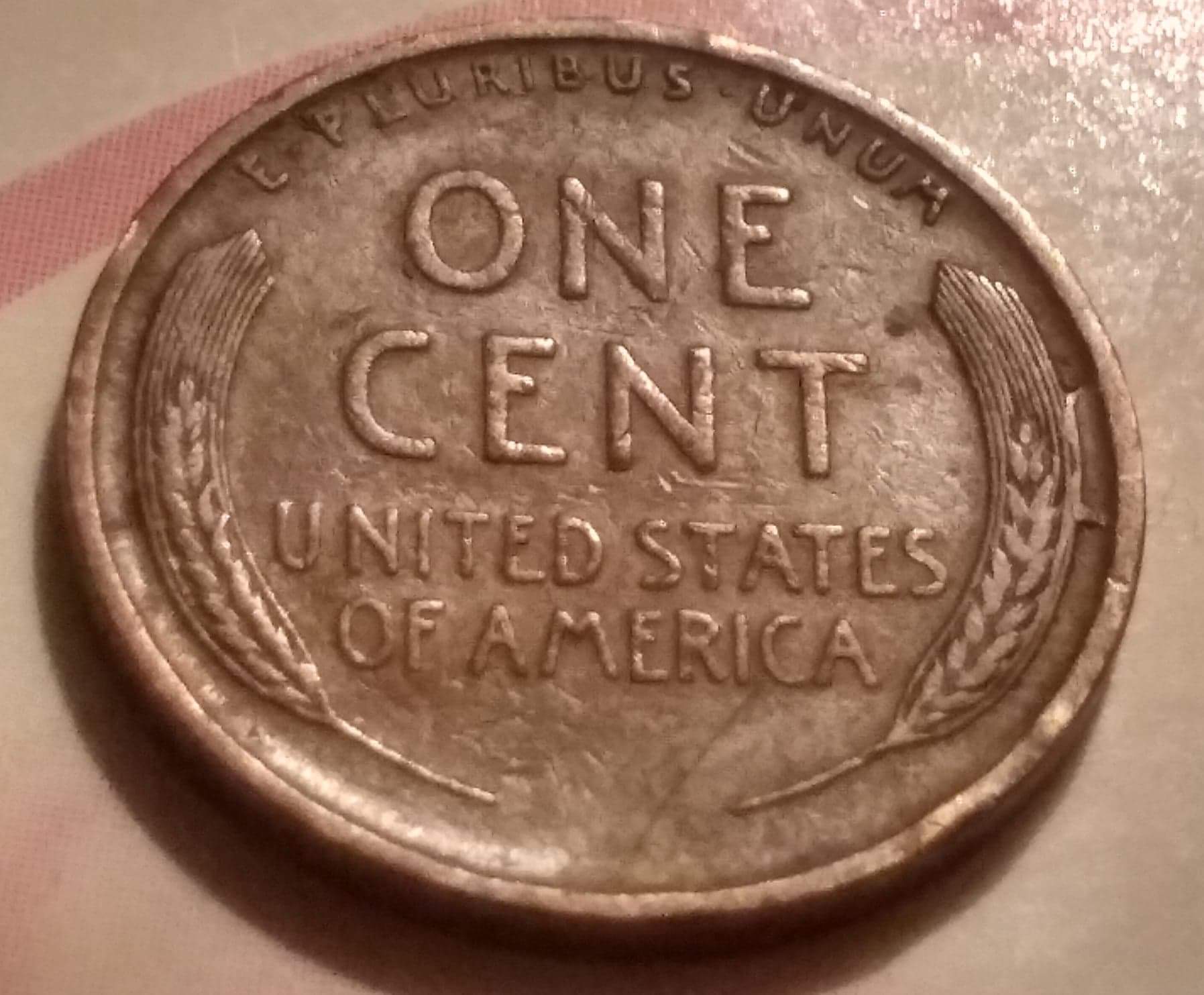 1910 Wheat Penny Is this a clip Planchet?? Coin Talk