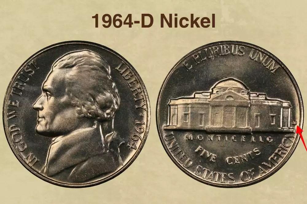 1964 Nickel Value Checker Errors List, "D" & No Mint Mark Worth