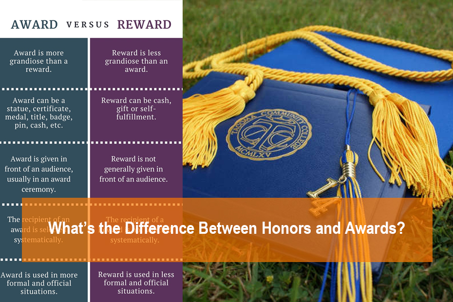 What’s the Difference Between Honors and Awards?