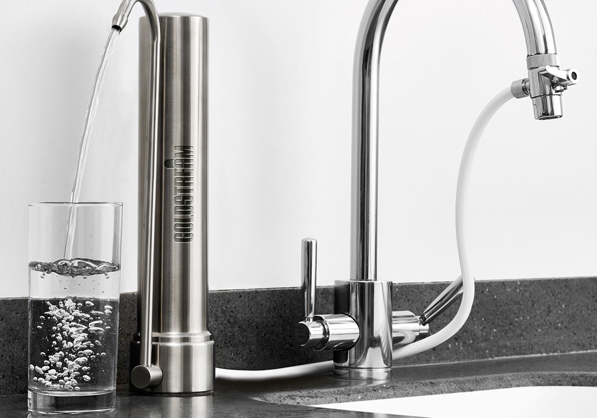Stainless Steel Countertop Ceramic Water Filtration System