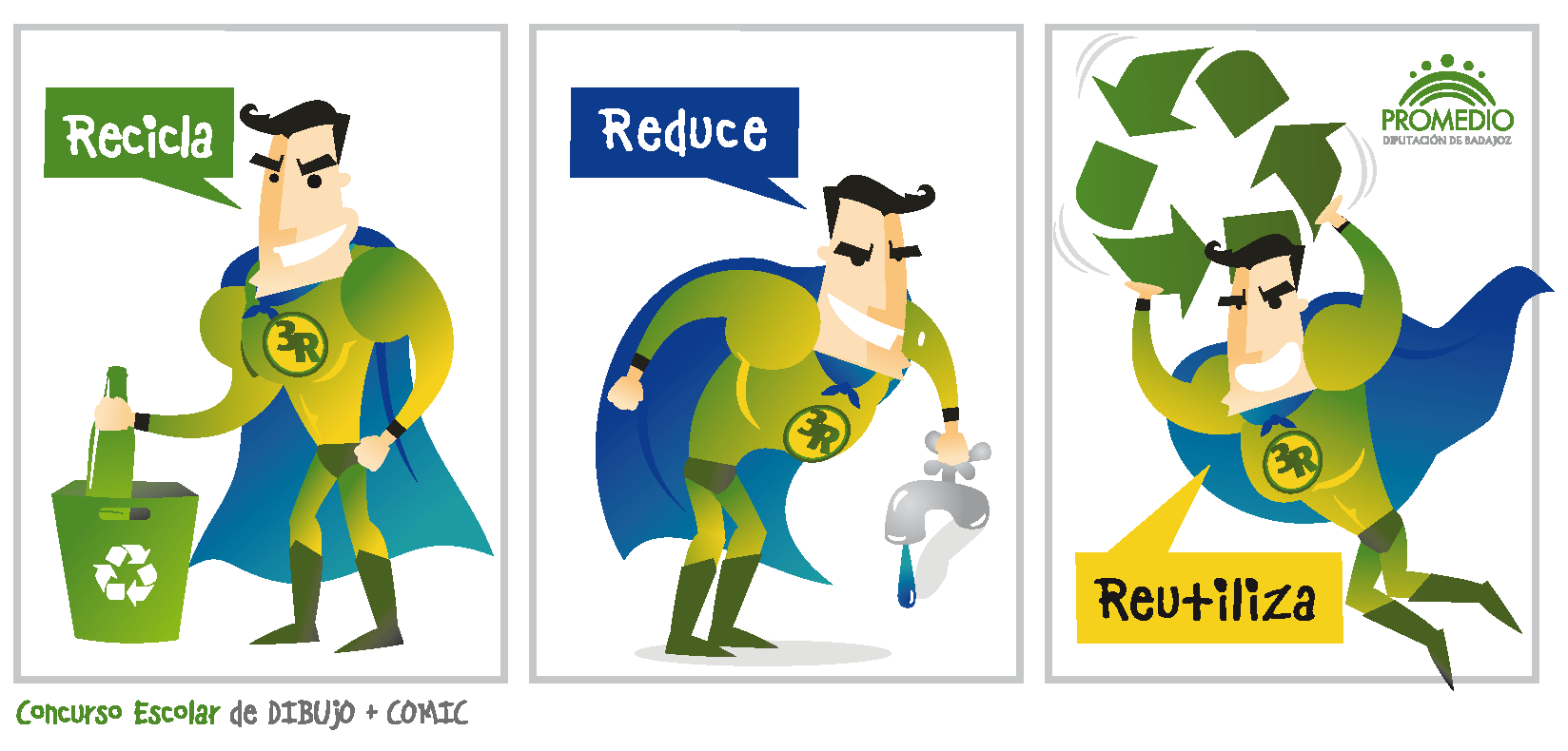 Las “3R” de la Ecología Reducir , Reutilizar y Reciclar. « Colegio