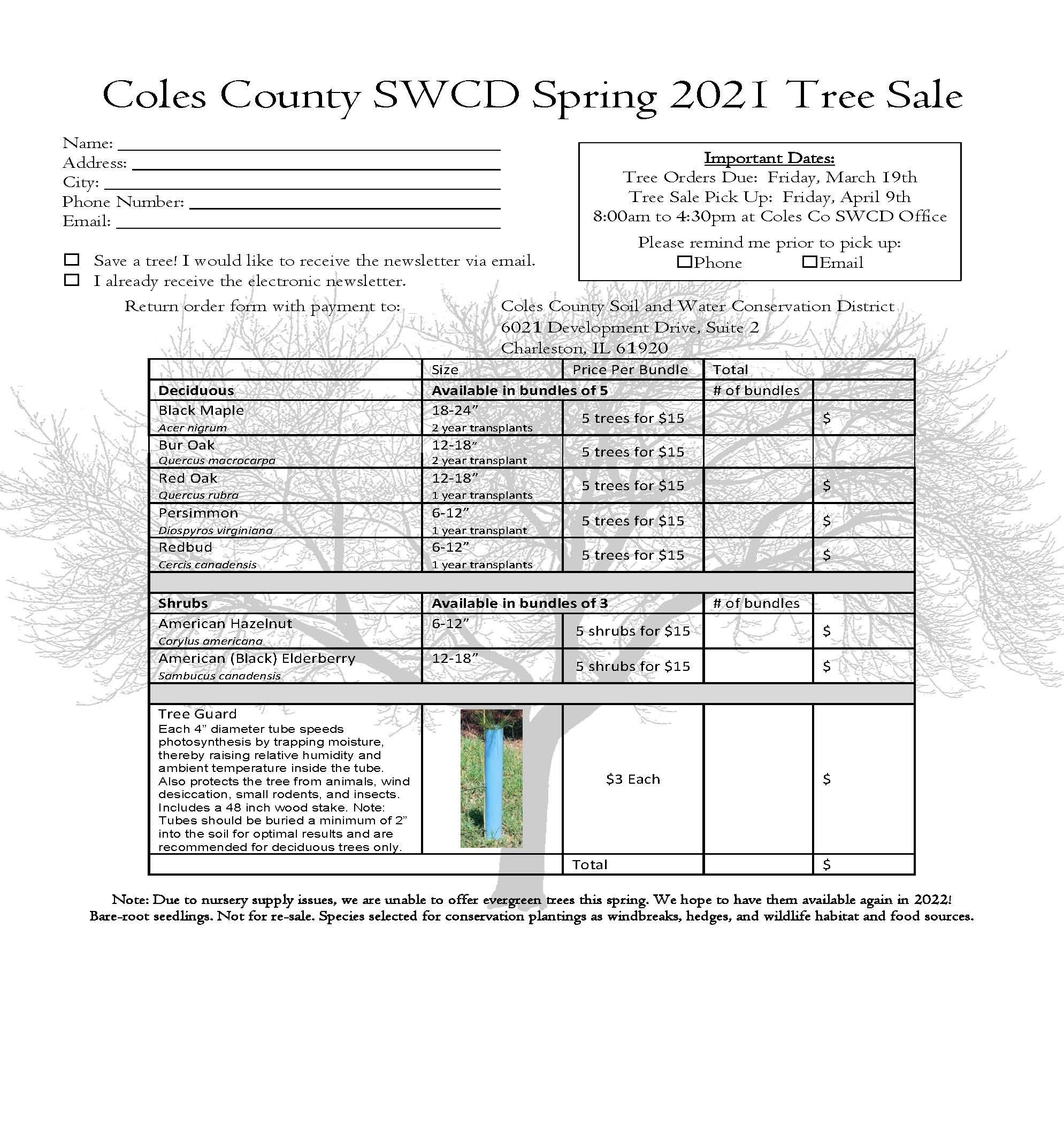 Erie County Soil And Water Tree Sale 2024 Star Zahara