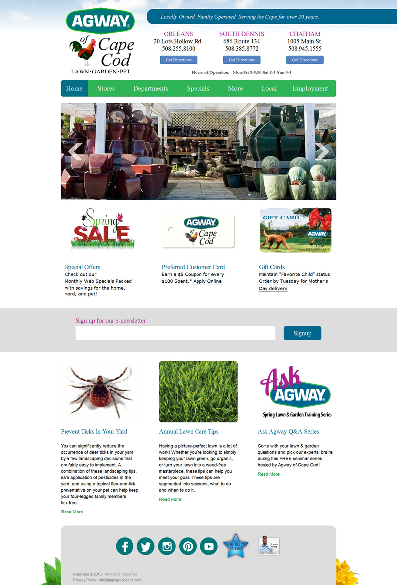 agwaycapecod Cape Cod Web Design and Development