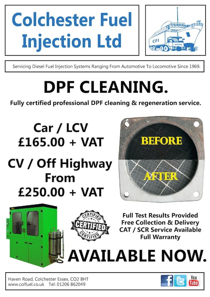 DPF Cleaning Colchester Fuel Injection