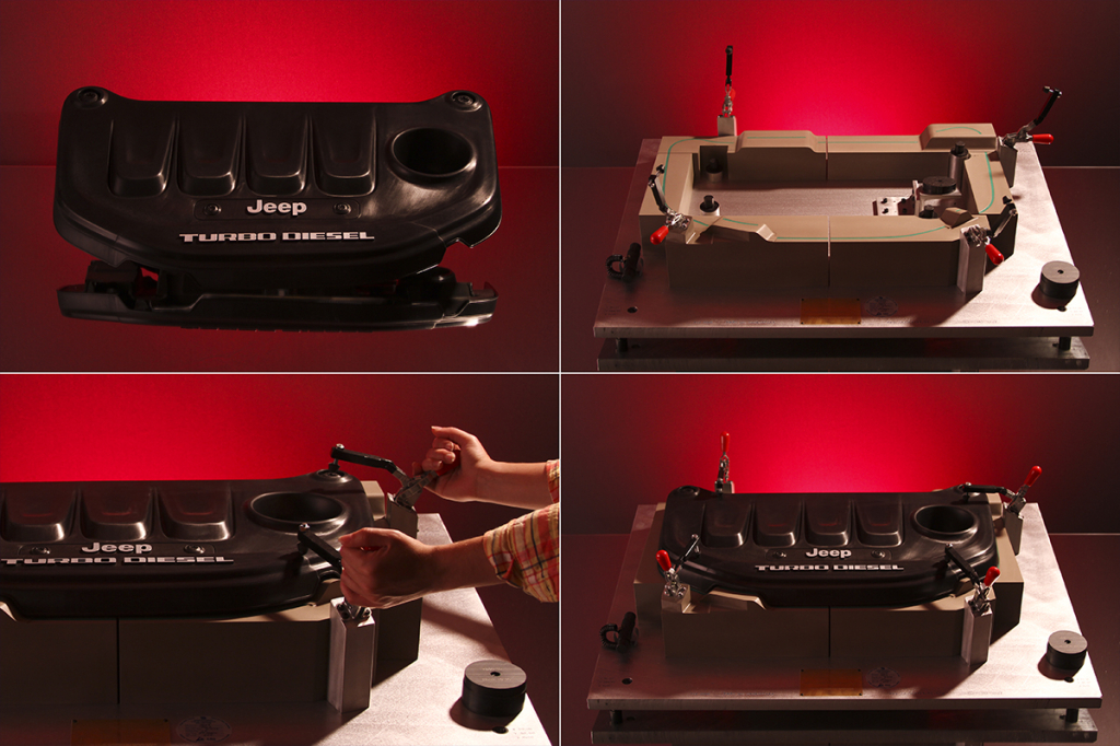 Check Fixture for Chrysler Jeep Turbo Diesel Engine Cover Colonial Group Incorporated