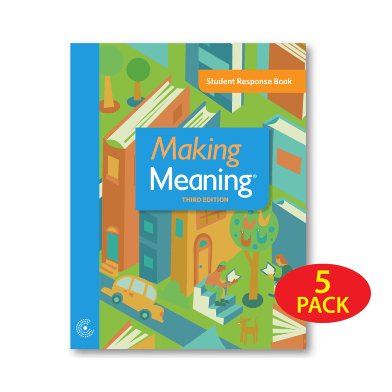 Making Meaning, 3rd Ed., Student Response Book, Grade 1 pack of 5