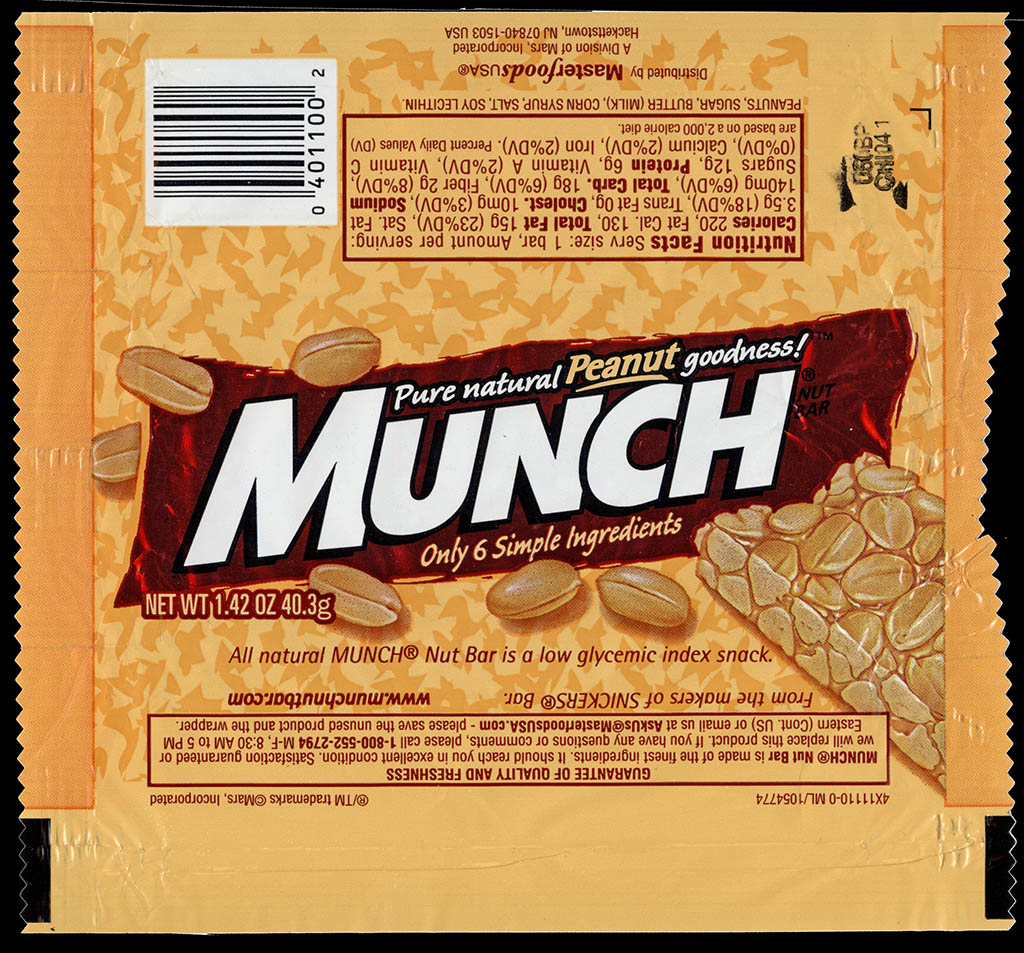 The Rich History of the Snickers Munch Bar Revised and Revisited