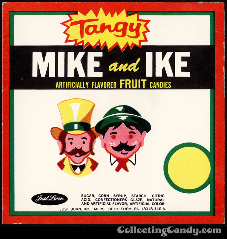 Just Born’s History of Mike and Ike and Hot Tamales Vending Insert