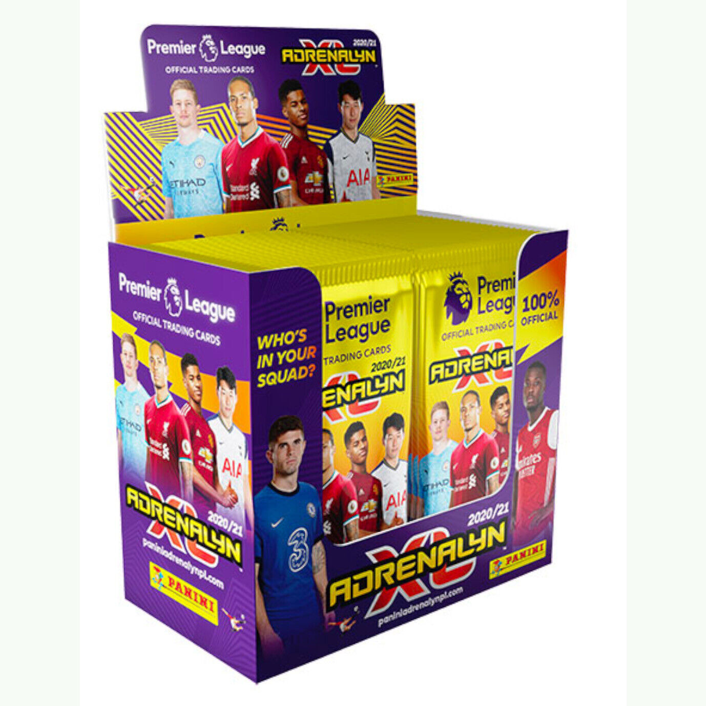 2020 21 Panini Adrenalyn XL Soccer Premier League Factory Sealed Box