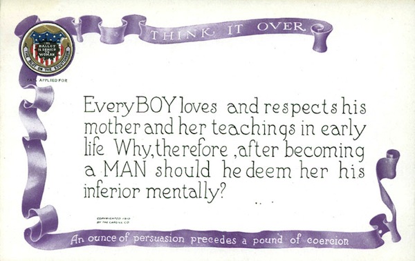War on Women, Waged in Postcards Memes From the Suffragist Era