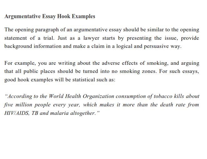 Interesting Hook Examples to Start Your Essay