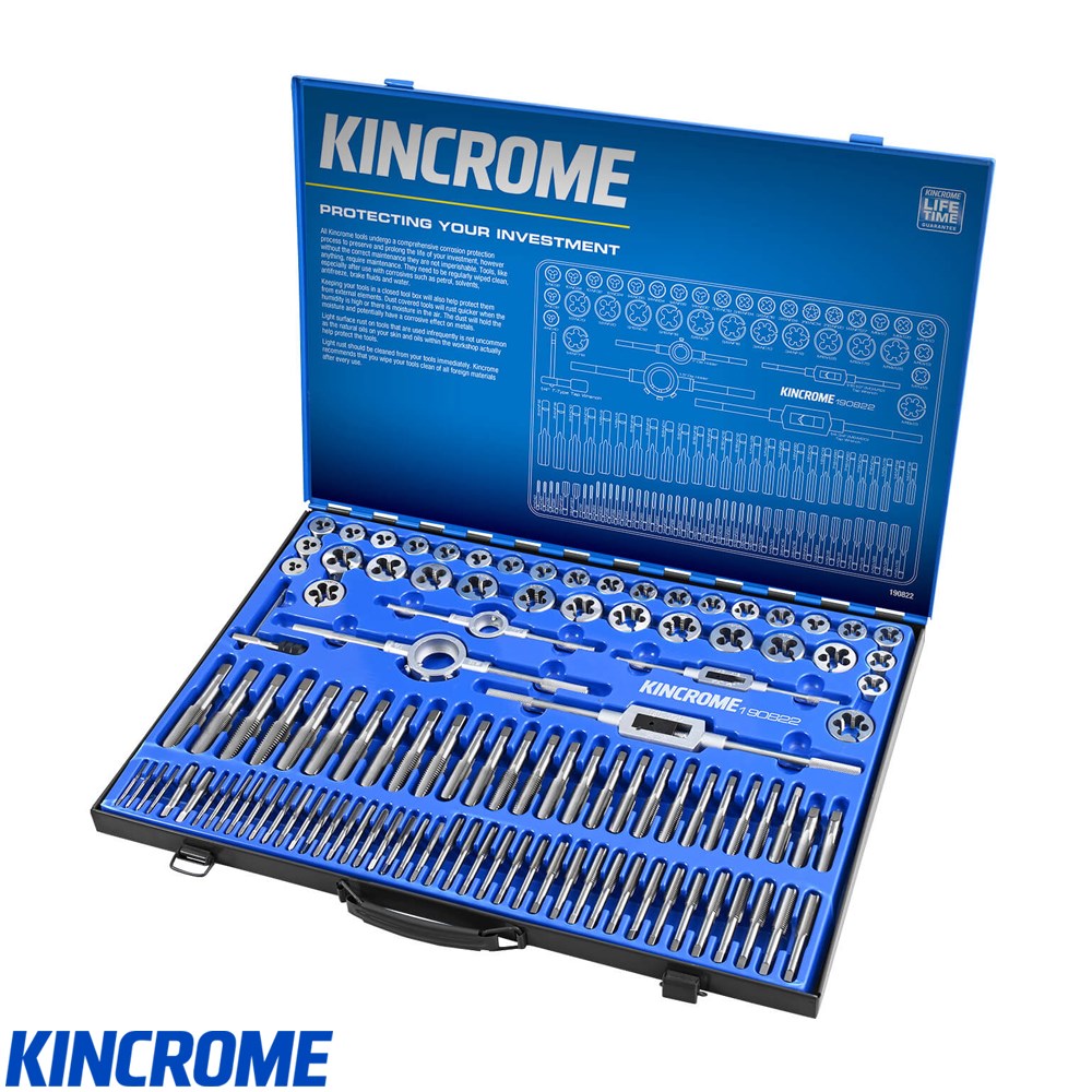 TAP&DIE SET 110PC AFMET Collier & Miller