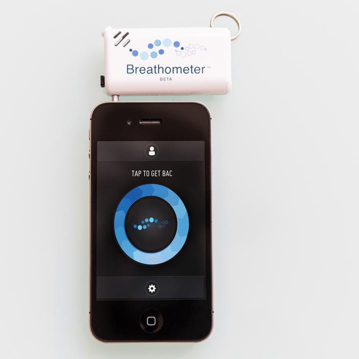 Portable Breathalyzer App for iPhone