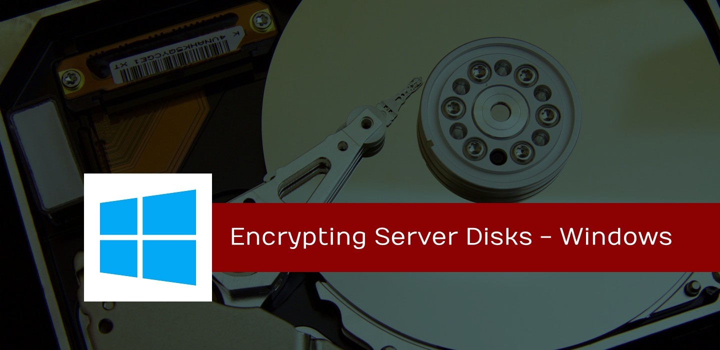 Encrypting Server Disks Windows ColoCrossing