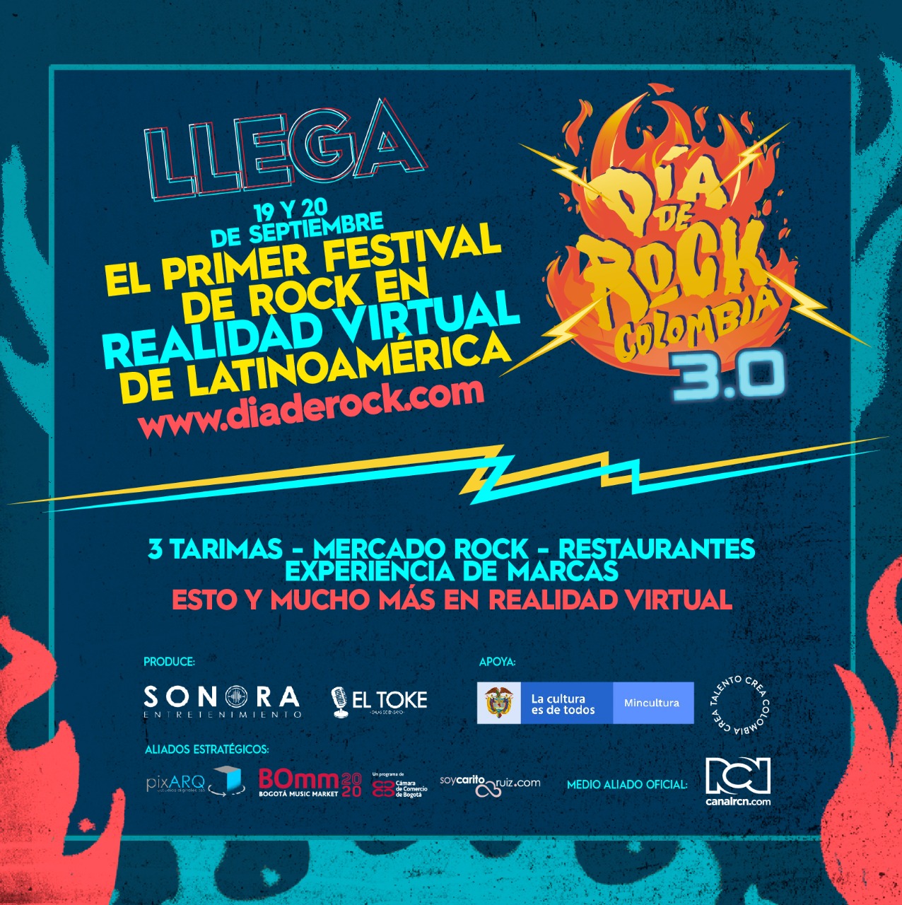 Día de Rock Colombia, primer festival en realidad virtual de