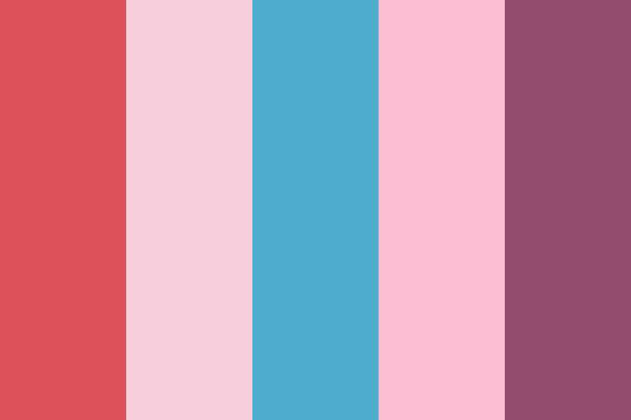 Magical Girl Hair Colors Color Palette