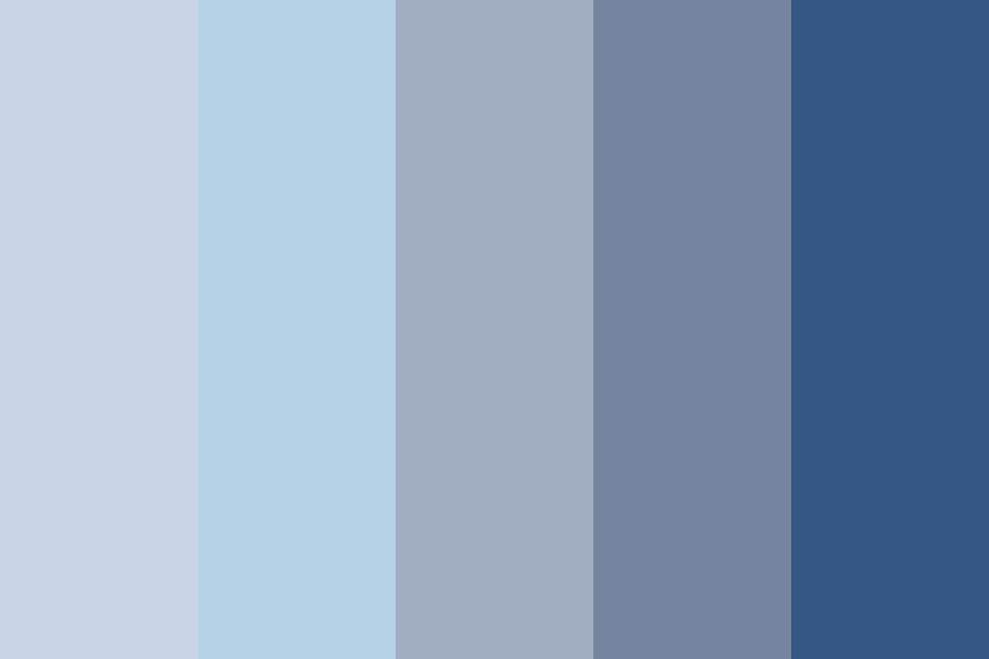Aesthetic Blues Color Palette