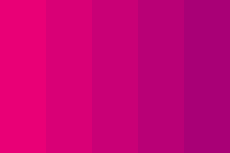 neon magenta Color Palette