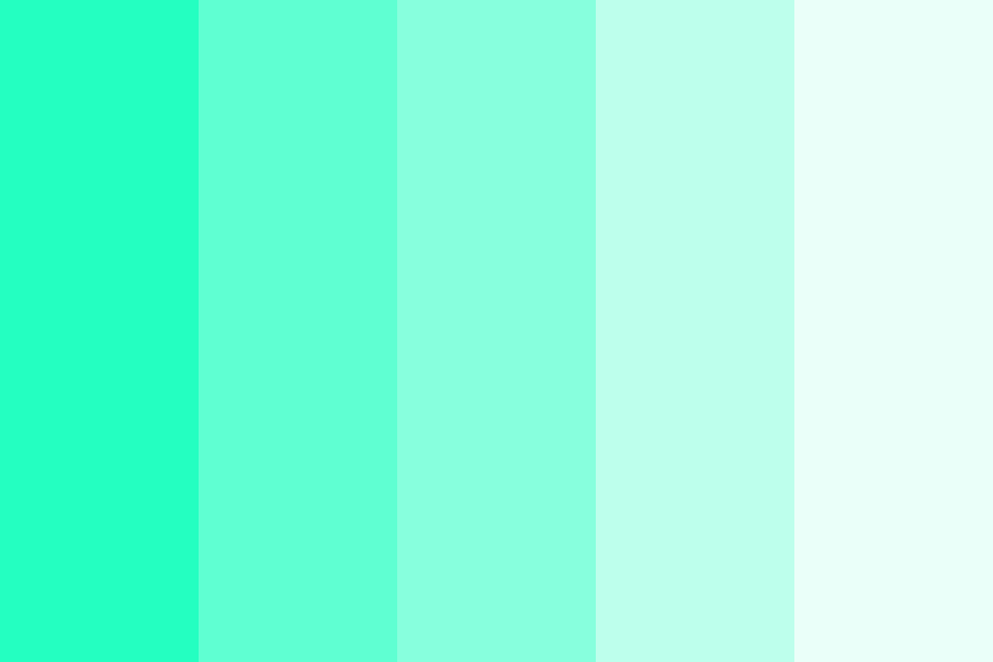 Neon Peppermint Color Palette