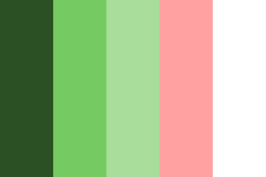 Frog Sticker Color Palette