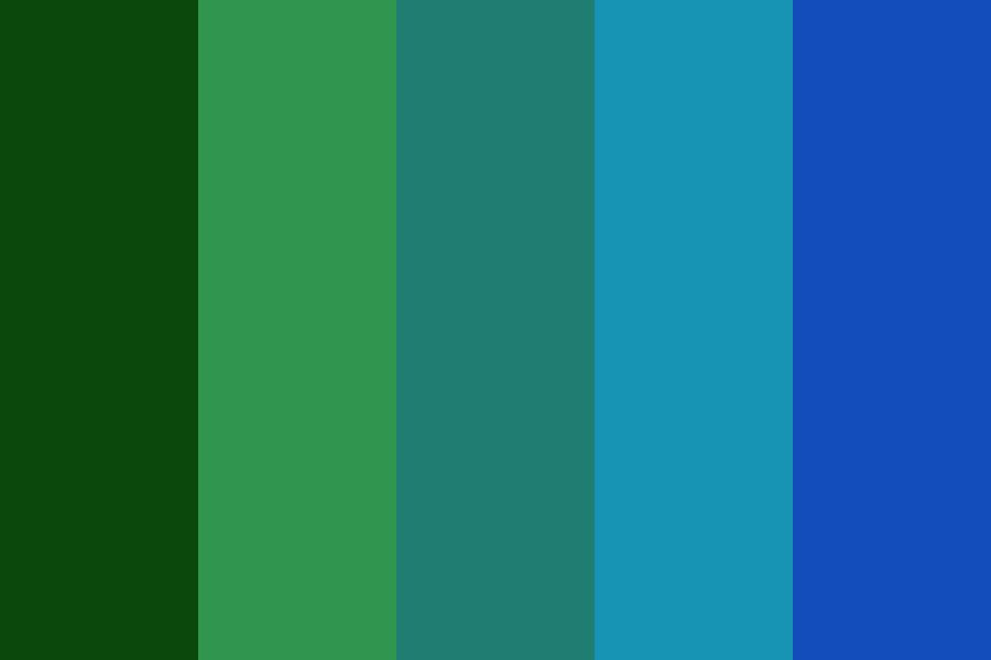 Phthalo Color Palette