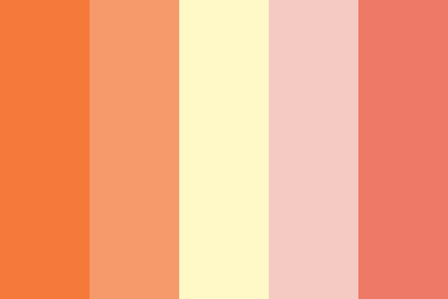 Sorbet ice cream Color Palette