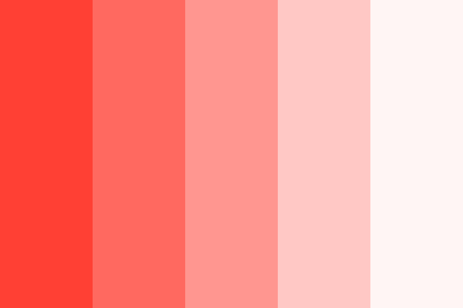 Electric Salmon Color Palette