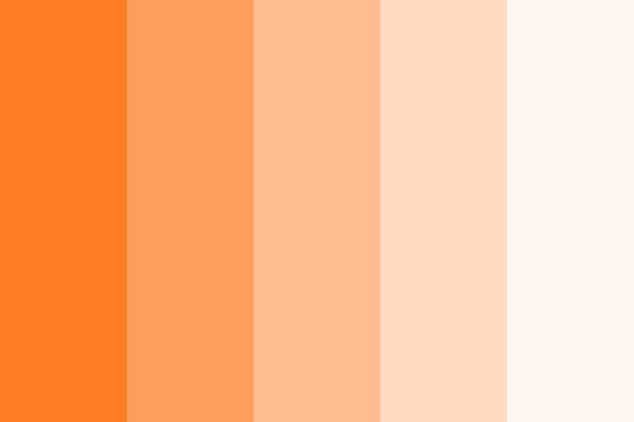 Kubota Orange Color Palette