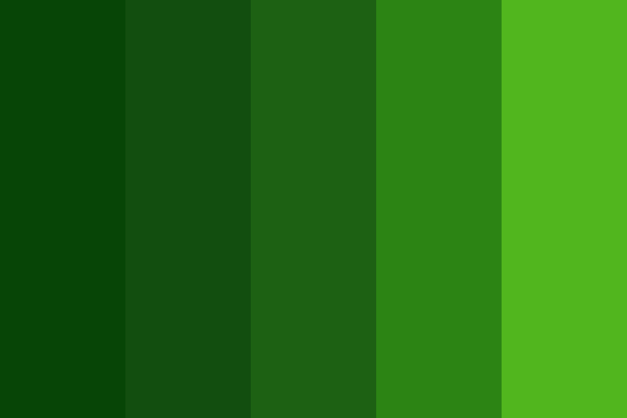 green p Color Palette