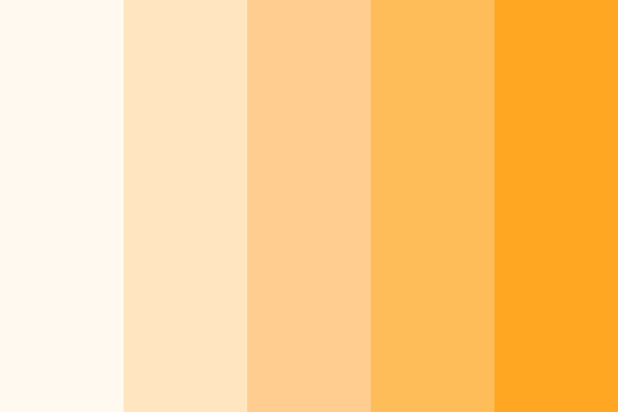 Neon Apricot Color Palette