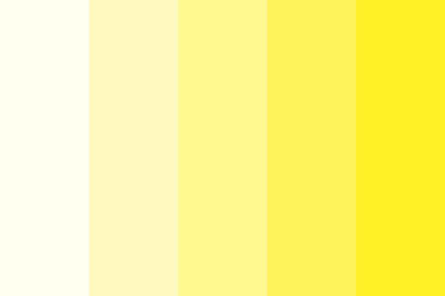 Supersonic Yellow Color Palette