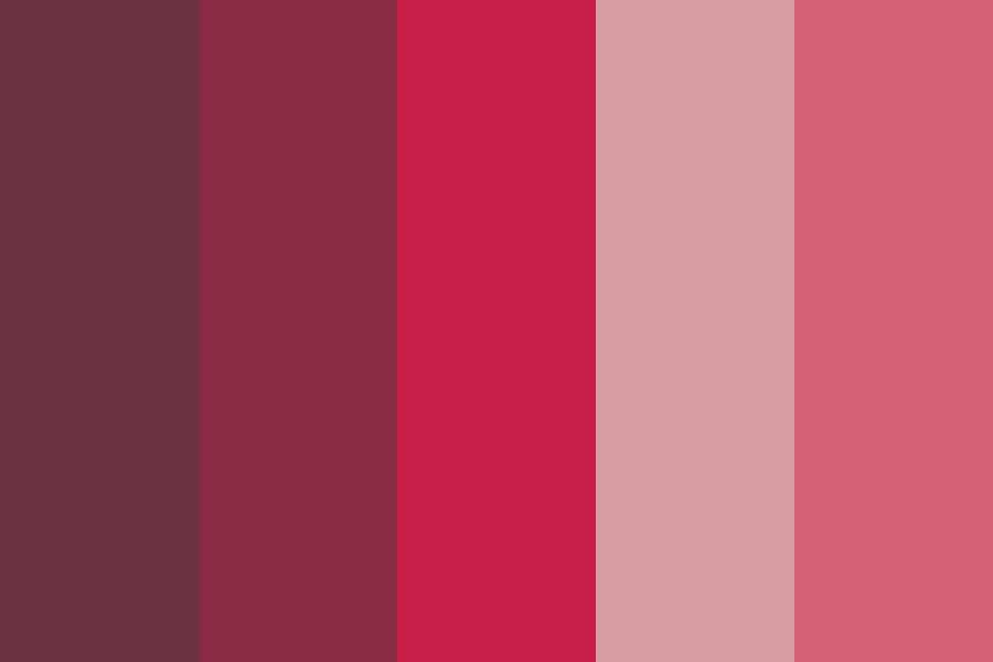 deep autumn pink tones Color Palette