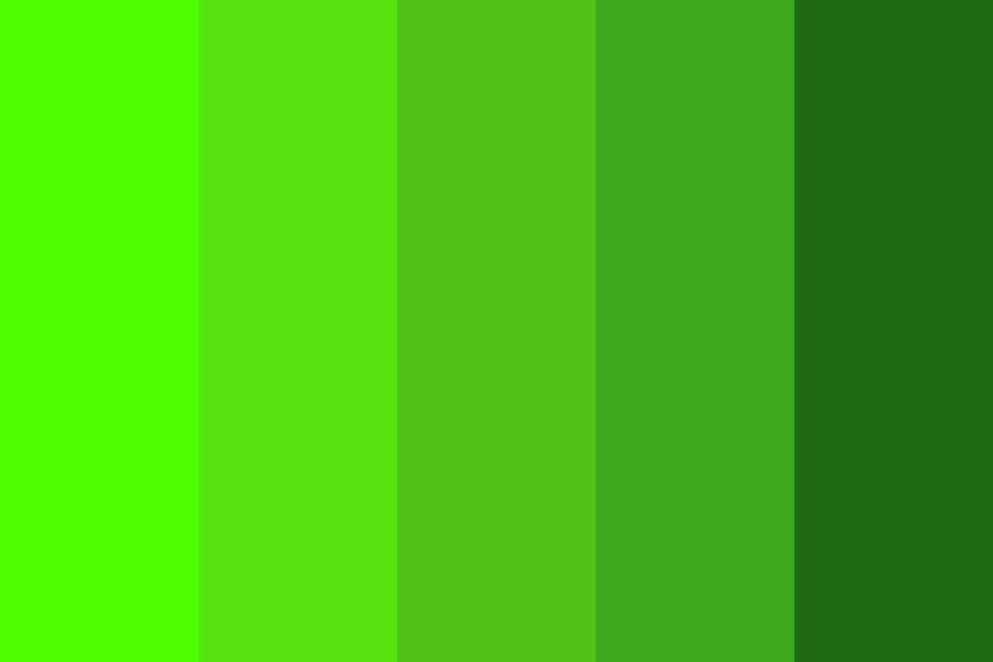 La evolucion del verde 1 Color Palette