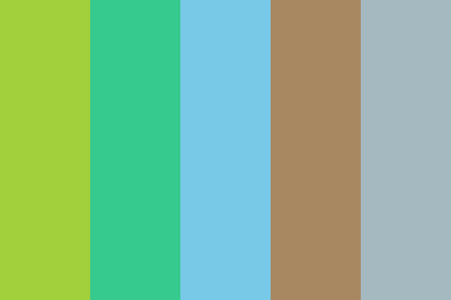 frogs in a pond Color Palette