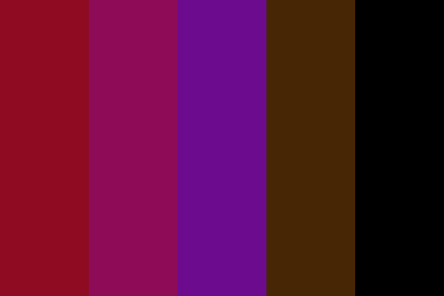 black forest cake Color Palette