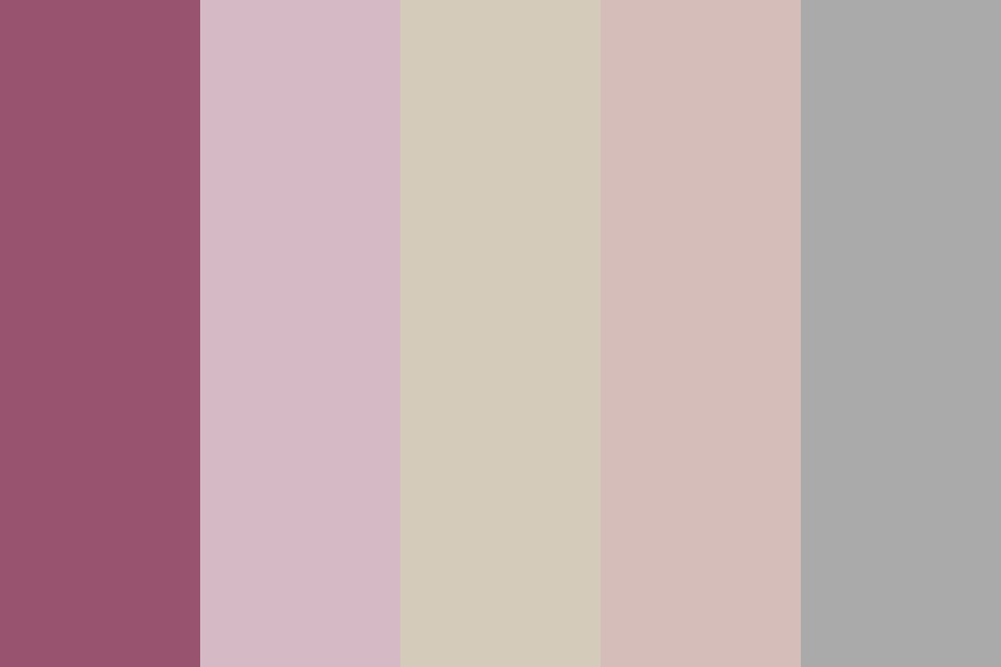 pink gold grey Color Palette