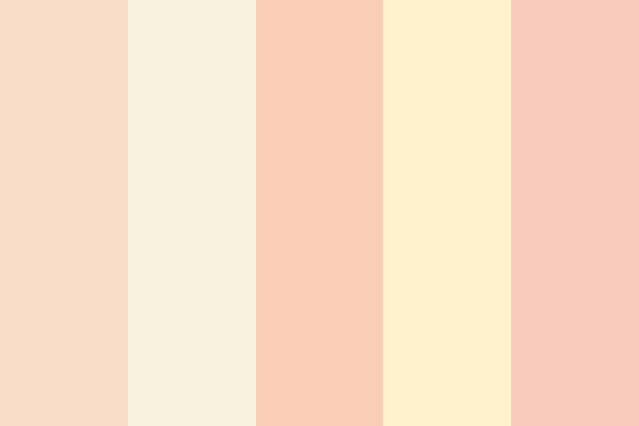 Grapefruit prosecco cream Color Palette